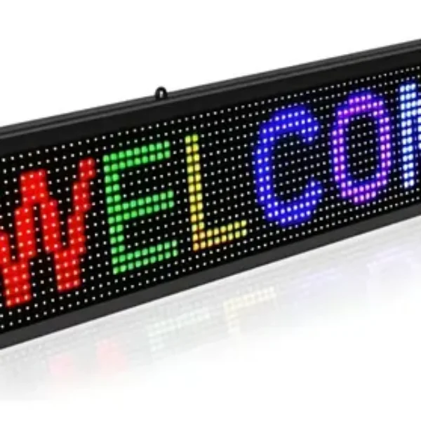 Avisos LED programables. Crédito y de contado. Todos los tamaños
