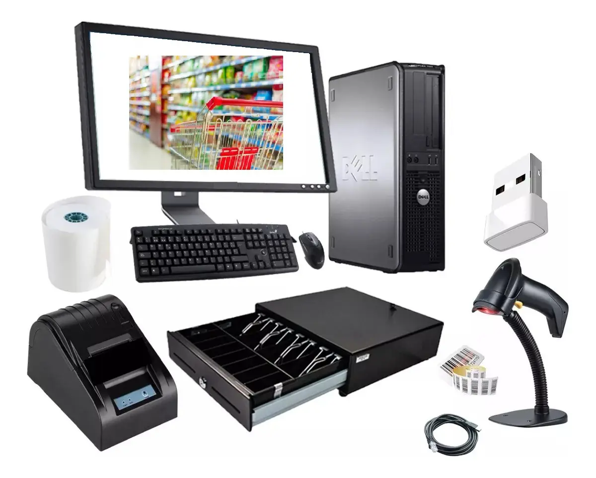 Sistema Pos Completo Equipos + Software Supermercado (Reacondicionado)