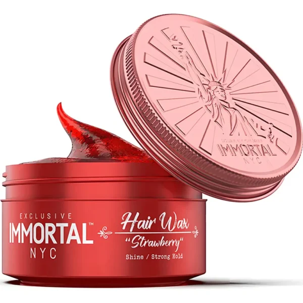 Cera - Pomada Immortal NYC De Fresa, Capacidad De Sujeción fuerte