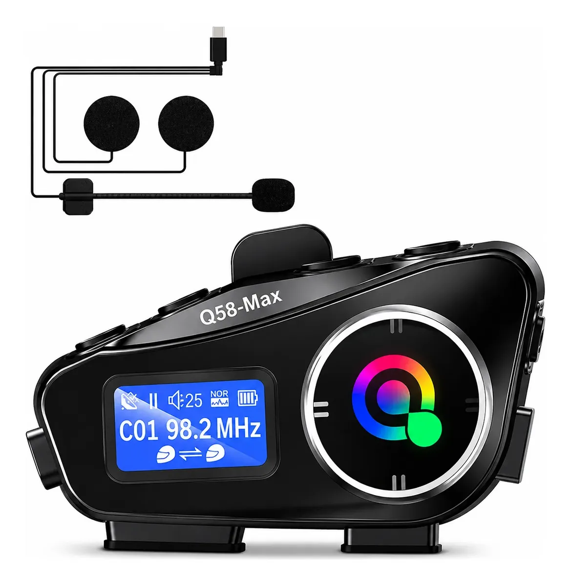 Intercomunicador Q58 Max Batería Larga Duración Sonido Hd - Imagen 5