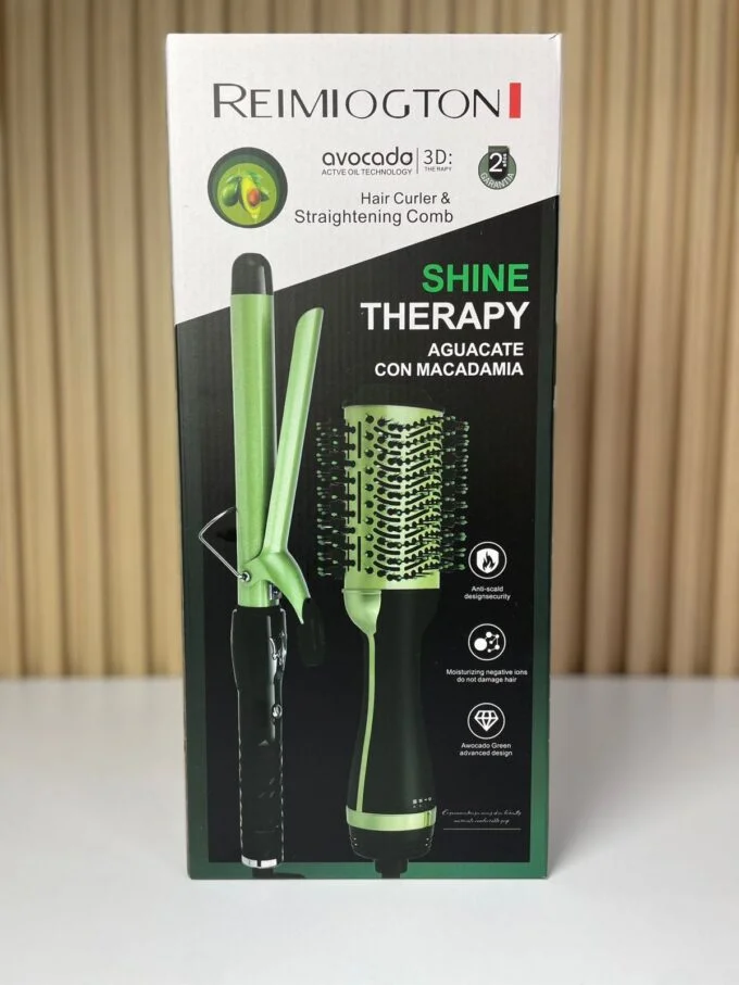 Combo Pinza Rizadora+ Cepillo Térmico -Remington Shine - Imagen 4
