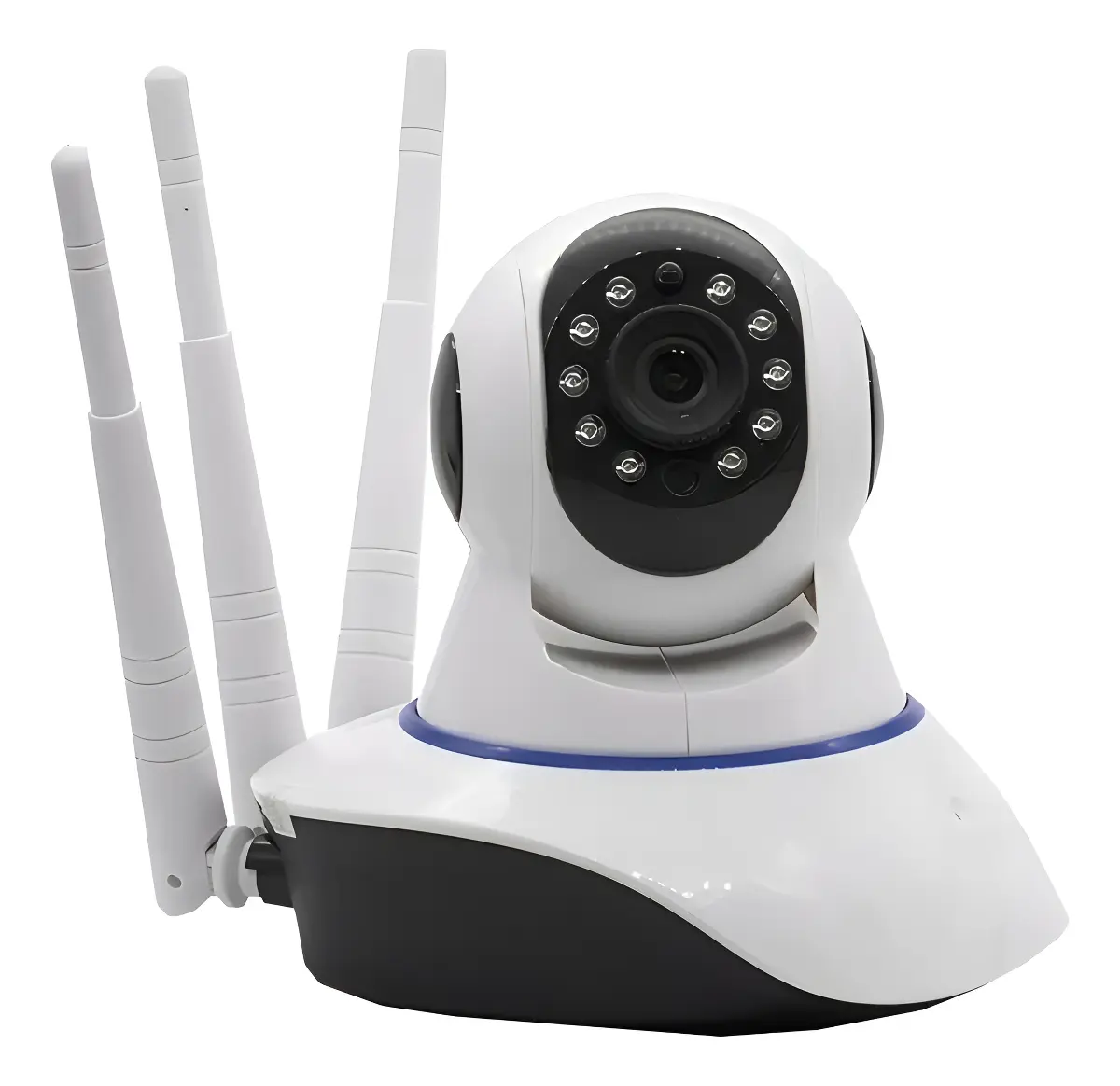 Camara 3 Antenas Ip Wifi Vision Nocturna 2mpx Lee Micro SD